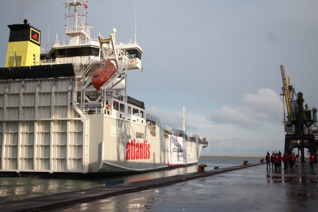 Yeni 'İyilik Gemisi' Mersin'den Gazze'ye uğurlandı