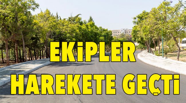 BÜYÜKŞEHİR’DEN TEKNOPARK’A ÜSTYAPI ÇALIŞMASI