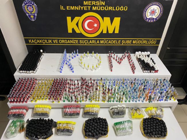 Mersin'de depoya baskın binlerce litre kaçak alkol ele geçirildi: 1 tutuklama