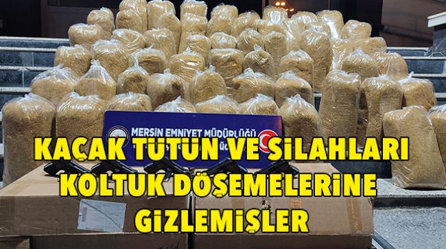 5 TABANCA VE 290 KİLO KAÇAK TÜTÜN ELE GEÇİRİLDİ