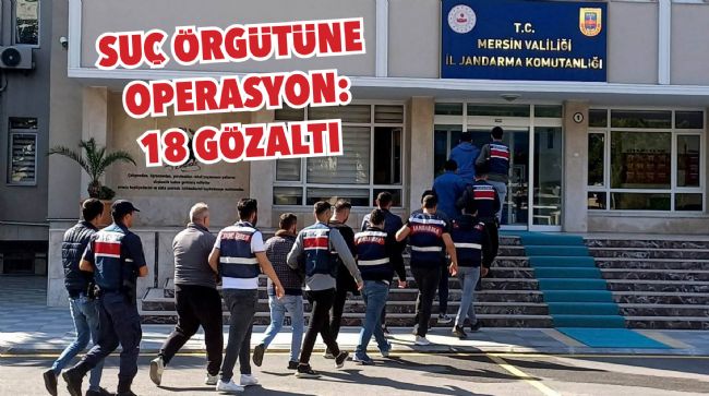 MERSİN'DE EŞ ZAMANLI OPERASYON