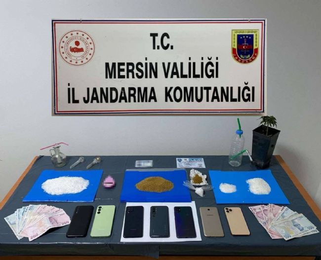 Mersin'de uyuşturucu operasyonu: 4 tutuklama