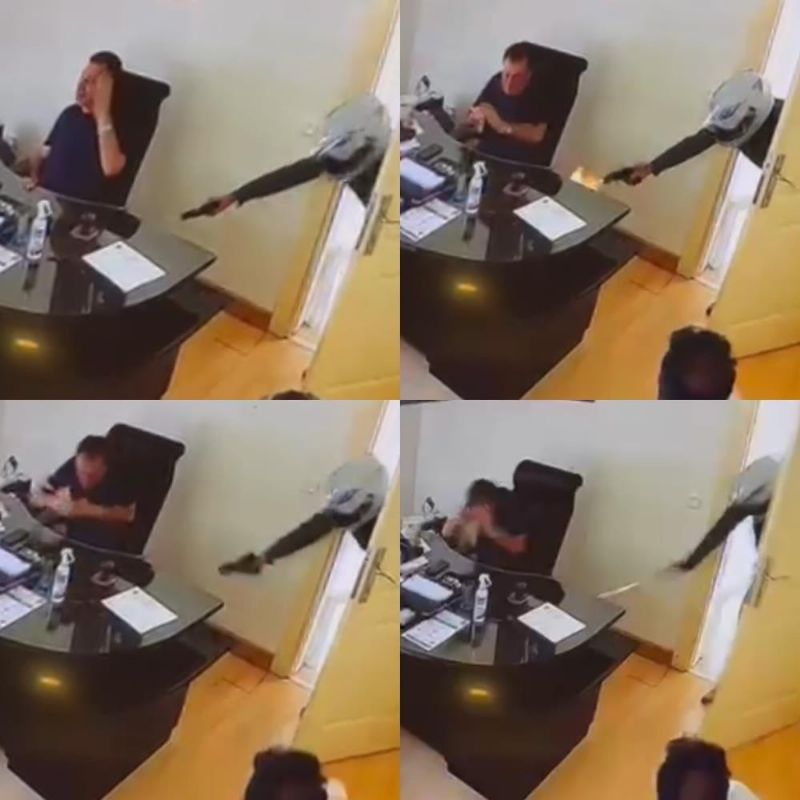 Tatil sitesinin başkanı, kasklı saldırgan tarafından vuruldu