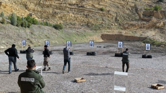 Mersin’de orman muhafaza personeline atış eğitimi