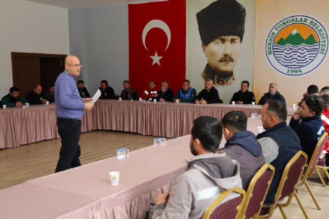 Belediye Personeline İş Güvenliği Eğitimi