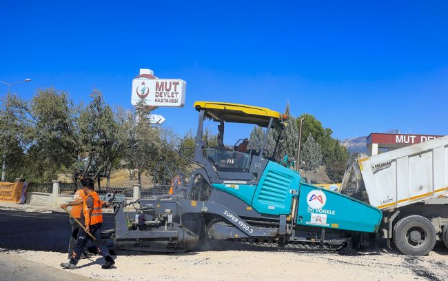 Mut’ta yenilenen yollar ulaşımı rahatlattı