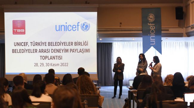 BÜYÜKŞEHİR UNICEF DENEYİM PAYLAŞIM TOPLANTISINA KATILDI