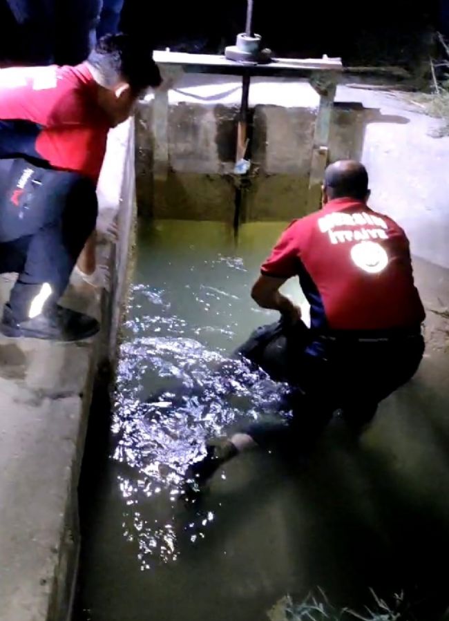 Tarsus'ta sulama kanalında erkek cesedi bulundu
