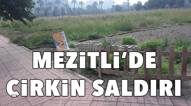 KÖPEK GEZDİRME ALANINI TAHRİP ETTİLER
