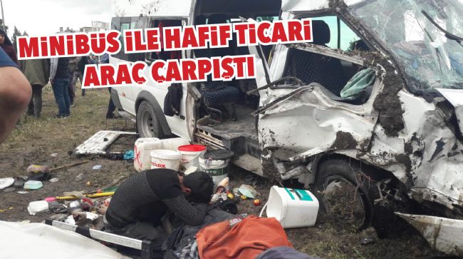 MERSİN'DE KAZA: 1 ÖLÜ, 9 YARALI