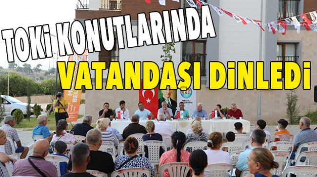 “HALK GÜNÜ”NDE TOKİ SAKİNLERİ İLE BİR ARAYA GELDİ