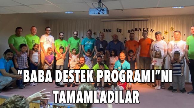 BABALAR SERTİFAKALARINI ALDI