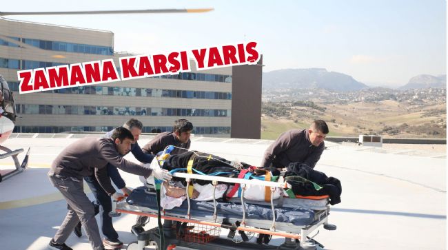 ZAMANA KARŞI YARIŞ: YARALILAR HAVADAN VE KARADAN HASTANELERE SEVK EDİLİYOR