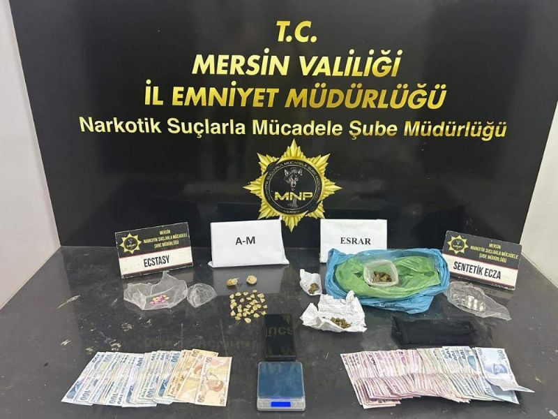 Mersin’de uyuşturucu operasyonu: 4 şüpheli tutuklandı