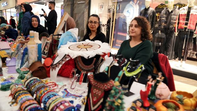 Kültür ve sanat evi kursiyerlerinin ürünleri sergilendi