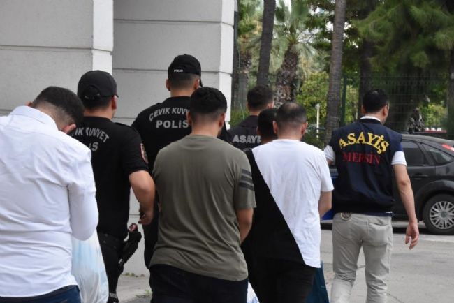 Mersin'de suç örgütüne şafak operasyonu: 18 gözaltı