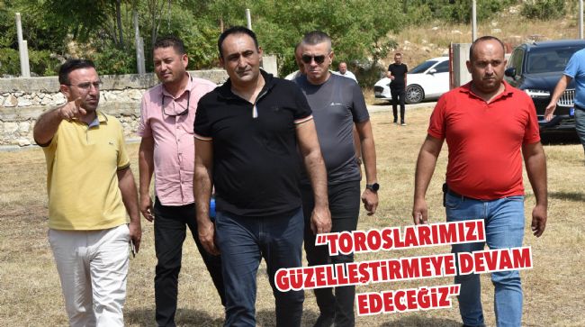 BAŞKAN YILMAZ YOL YAPIM ÇALIŞMALARINI İNCELEDİ