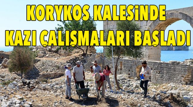900 YILLIK GEÇMİŞE SAHİP KORYKOS’TA KAZI PROJESİ