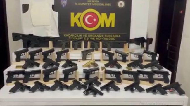MERSİN'DE SİLAH KAÇAKÇILARINA OPERASYON: 3 GÖZALTI