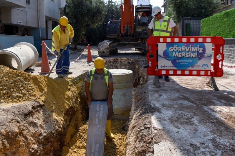 Mersin'de yağmur suyu altyapısı güçleniyor