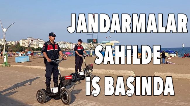 JANDARMA EKİPLERİ SCOOTER İLE DEVRİYE GEZİYOR