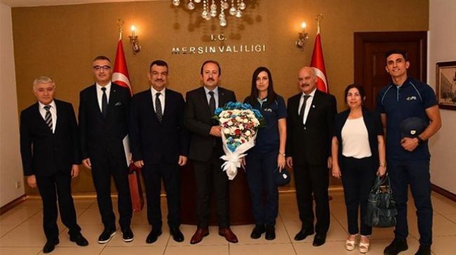 PTT BAŞMÜDÜRÜ, VALİ PEHLİVANI MAKAMINDA ZİYARET ETTİ
