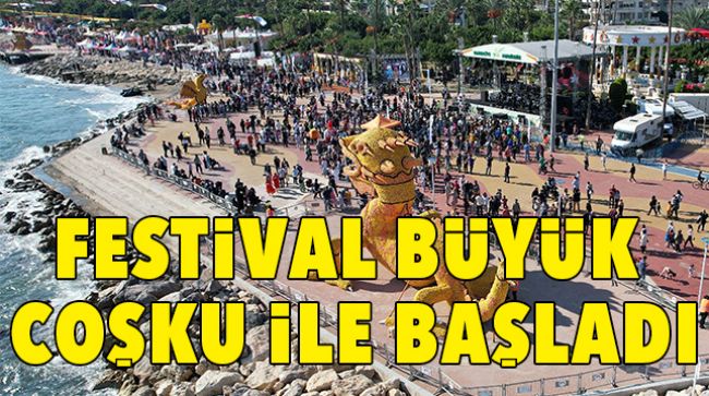 NARENCİYE FESTİVALİ RENKLİ GÖRÜNTÜLERE SAHNE OLDU