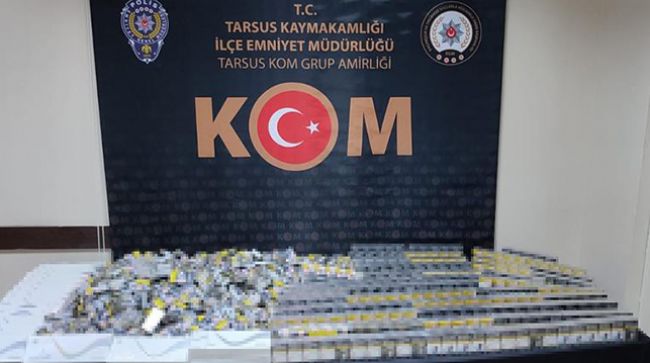 BİN 240 PAKET KAÇAK SİGARA ELE GEÇİRİLDİ