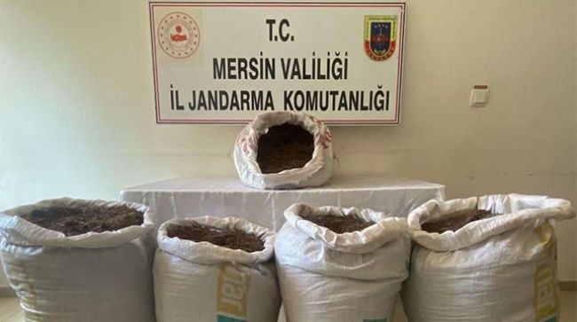 350 KİLO KAÇAK TÜTÜN ELE GEÇİRİLDİ