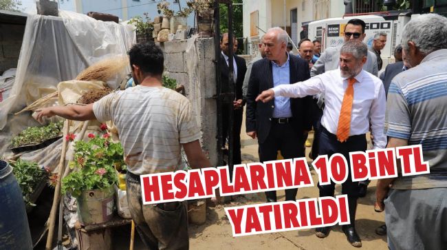 SELDEN ETKİLENEN VATANDAŞLARA MADDİ YARDIM