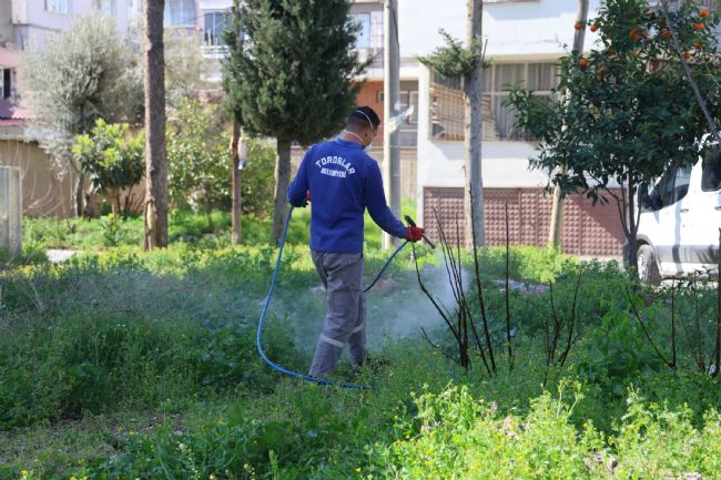 TOROSLAR’DA PARK VE YEŞİL ALANLAR BAKIMDAN GEÇİYOR
