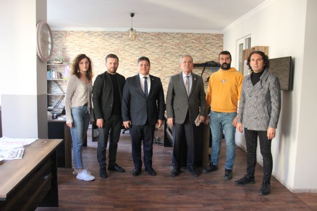 TGF BAŞKANI KARACA VE MGC BAŞKANI TEPE’DEN GAZETEMİZE ZİYARET