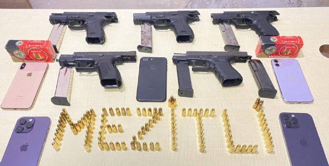 Silahla tehdit zanlılarına operasyon: 5 gözaltı