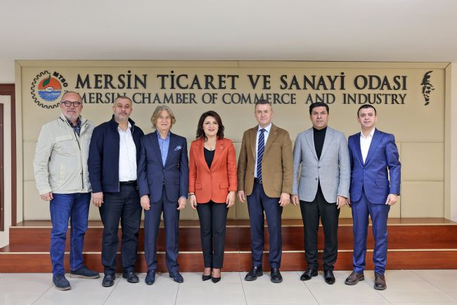 CHP’li Gülcan Kış MTSO’yu ziyaret etti: “Mersin Türkiye ekonomisi için stratejik bir merkez”