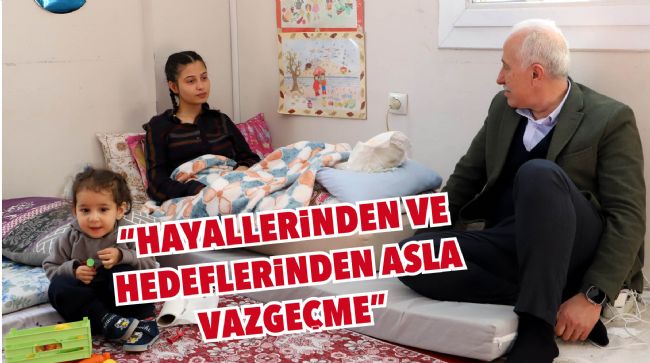 GÜLTAK, ÜNİVERSİTE SINAVINA HAZIRLANAN DEPREMZEDEYİ ETÜT MERKEZİNE DAVET ETTİ