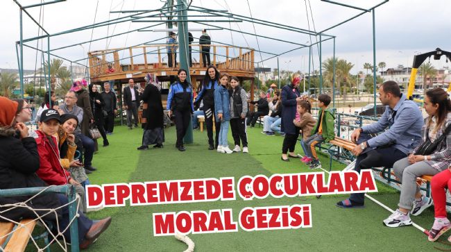 MERSİN EMNİYETİNDEN DEPREMZEDE ÇOCUKLARA MORAL GEZİSİ