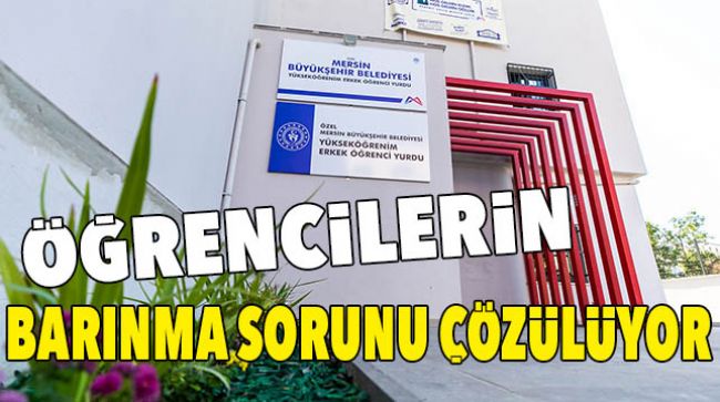 BÜYÜKŞEHİR’İN ERKEK ÖĞRENCİ YURDUNA ÖĞRENCİLERDEN TAM NOT