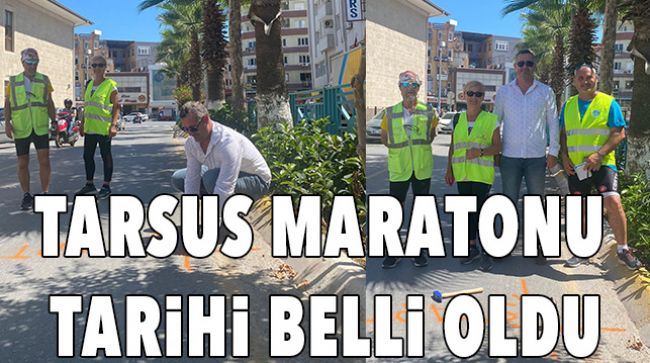 TARSUS MARATONUN BAŞLANGIÇ ÇİVİSİ ÇAKILDI