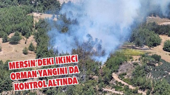 MEZİTLİ’DEKİ YANGIN DA KONTROL ALTINA ALINDI