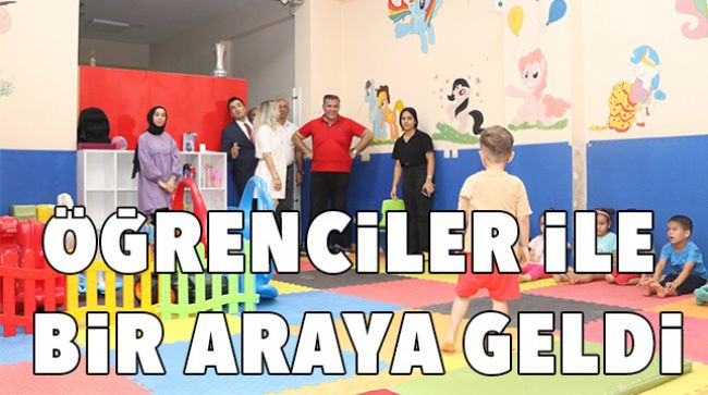 YAZ OKULUNDAKİ ÖĞRENCİLERİ ZİYARET ETTİ