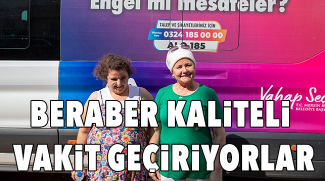MOLA EVİ SAYESİNDE KENDİLERİNE ZAMAN AYIRABİLİYORLAR