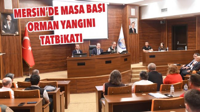 TATBİKAT VALİ PEHLİVAN BAŞKANLIĞINDA GERÇEKLEŞTİ