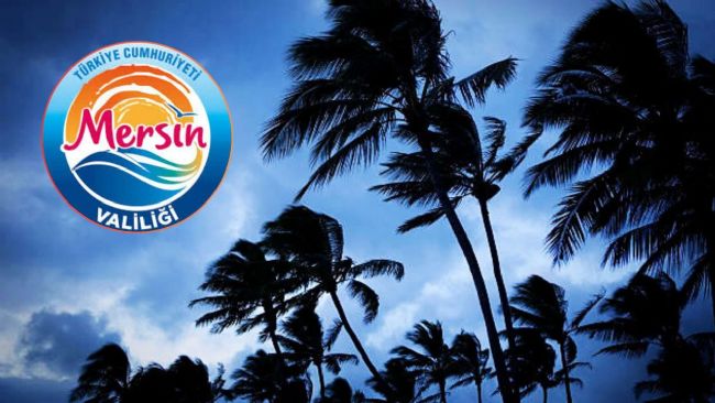 Mersin için fırtına uyarısı!