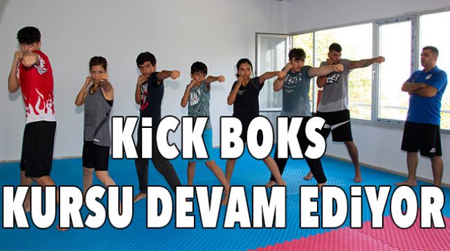 GENÇLERDEN KİCKBOKS KURSUNA YOĞUN İLGİ