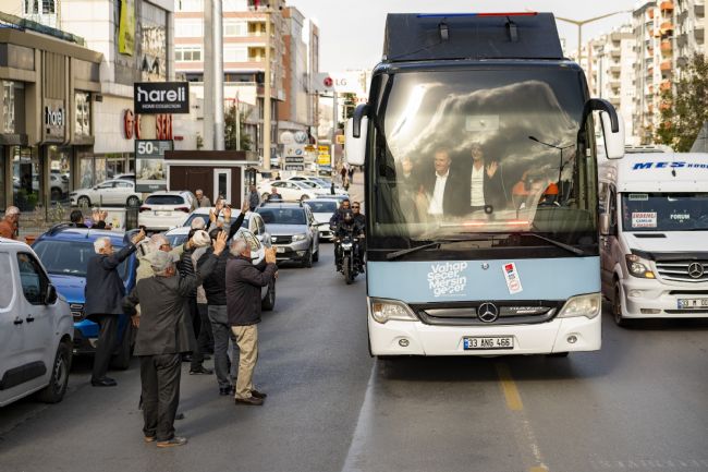 Şehrin başkanından coşkulu şehir turu