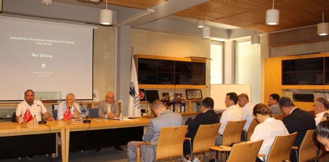 Mersin'deki oda ve borsa başkanları bölgedeki son gelişmeleri değerlendirdi