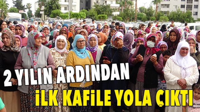 PANDEMİ SONRASI İLK HACI KAFİLESİ YOLA ÇIKTI