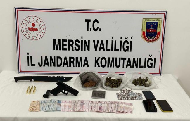 Mersin'de uyuşturucu operasyonu, 2 kişi tutuklandı